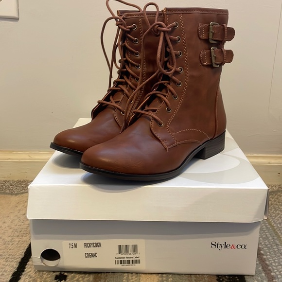 Style & Co. Shoes - New in box Style & Co brown boots sz 7.5 m